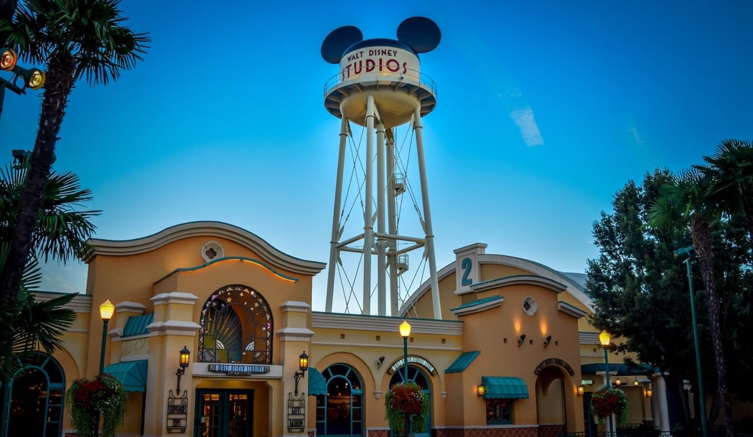 Torre de agua del parque Disney Adventure World