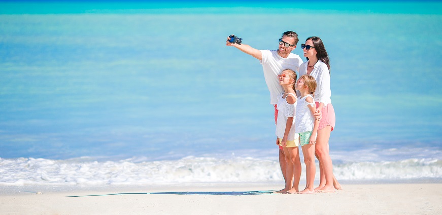 familias playa