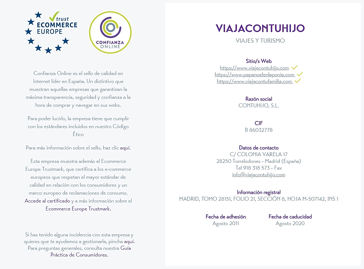 certificado confianza online Contuhijo 2020