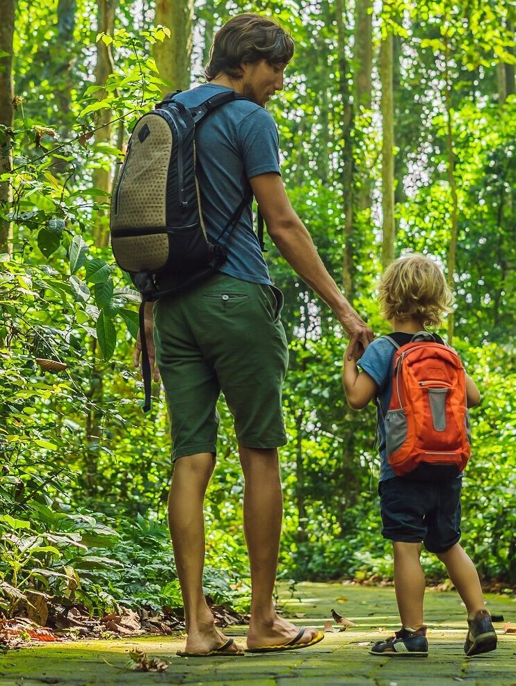 padre e hijo familia monoparental viajes