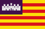 BANDERA DE mallorca ISLAS BALEARES